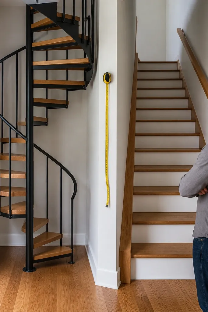 Spiral Staircase vs Straight Staircases Compared