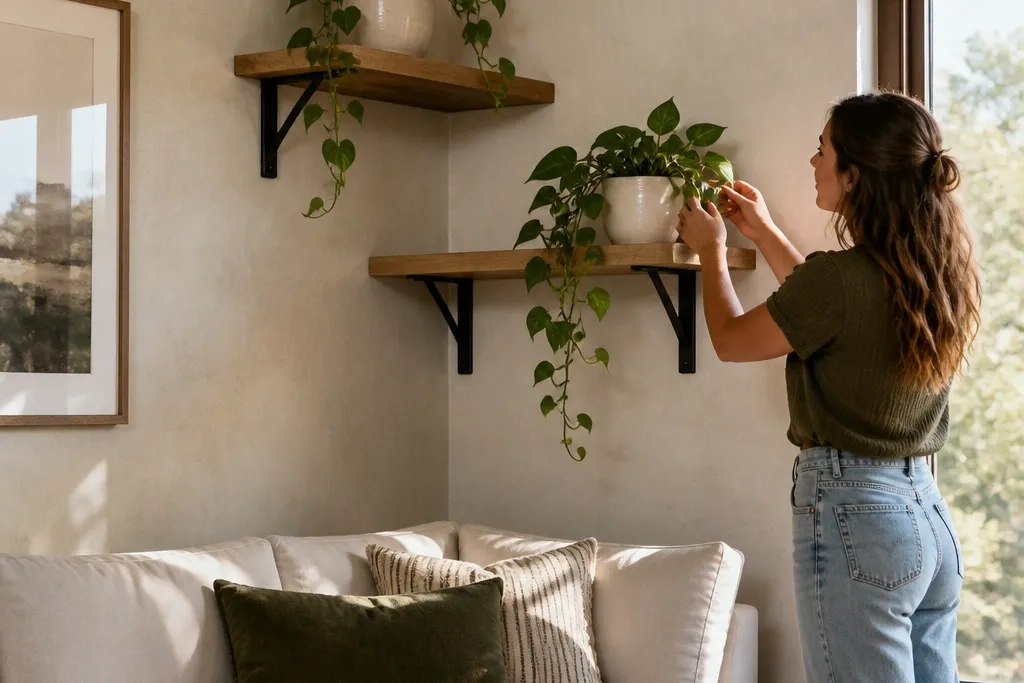 Steps to Hang Wall Corner Shelves Like a Pro
