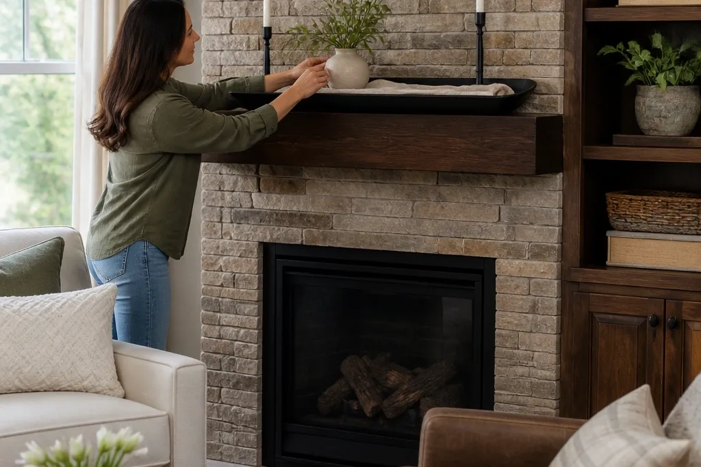 Stone Fireplace Ideas With Wood Mantles for Beginners