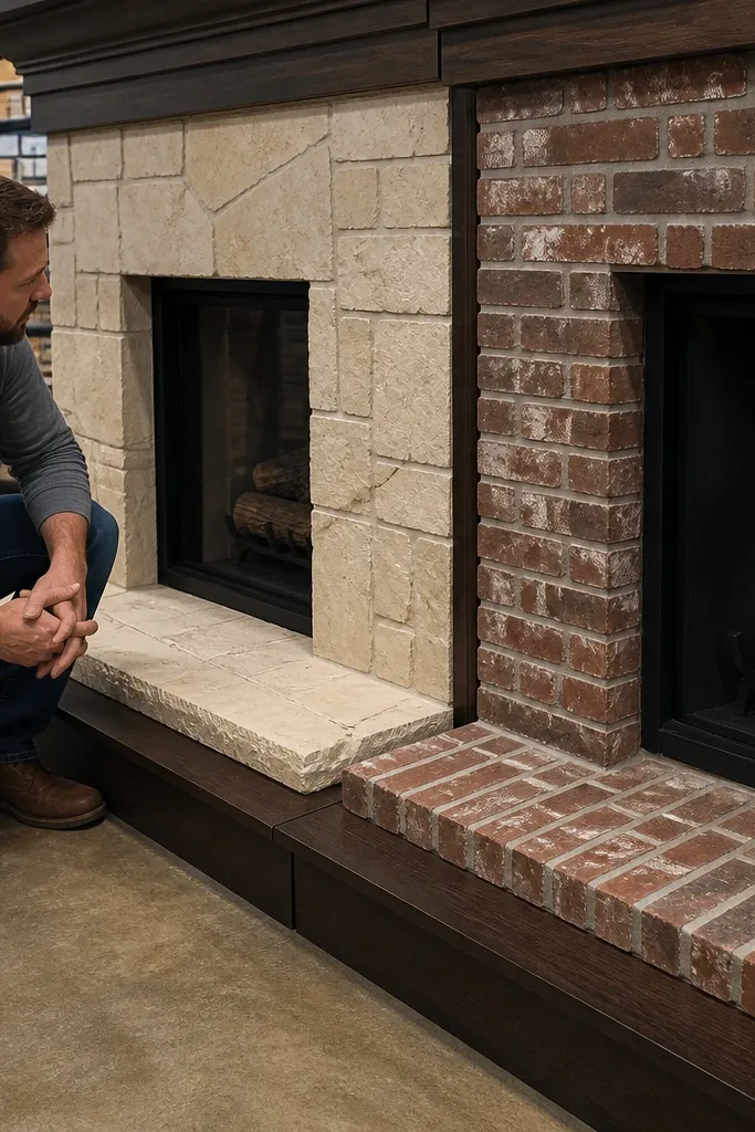 Stone vs Brick Fireplaces Compared