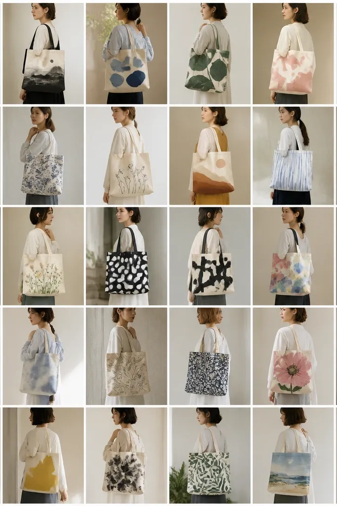 30 stylish tote bag painting designs you'll wear