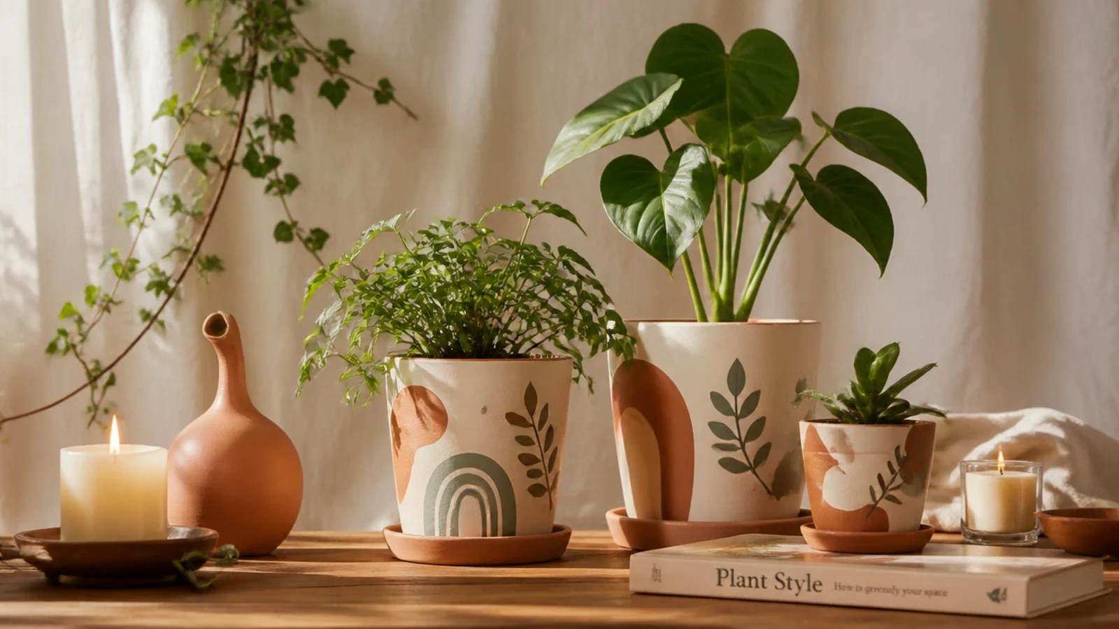 Terracotta pot painting ideas that celebrate the natural clay