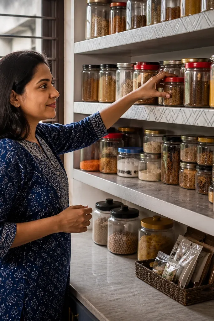 Themed Indian Pantry Organization Ideas for Busy Kitchens