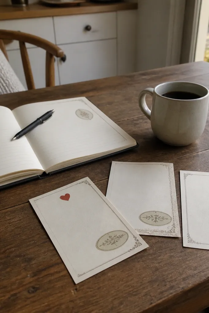 20 Themed Vintage Stickers For Love Notes
