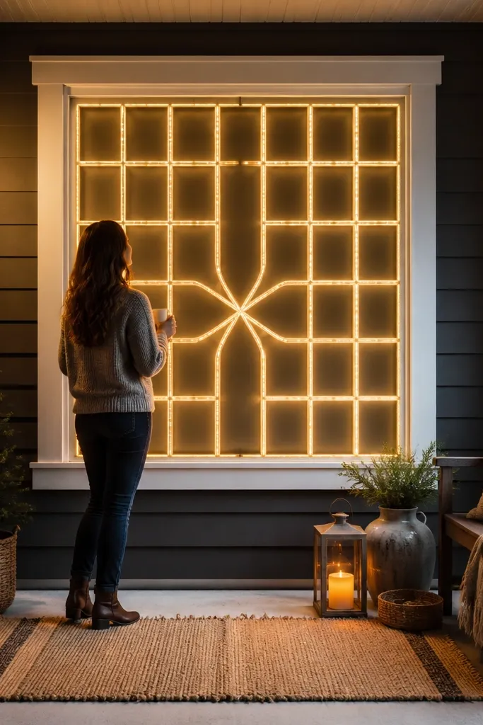 Themed Window Grill With Lights
