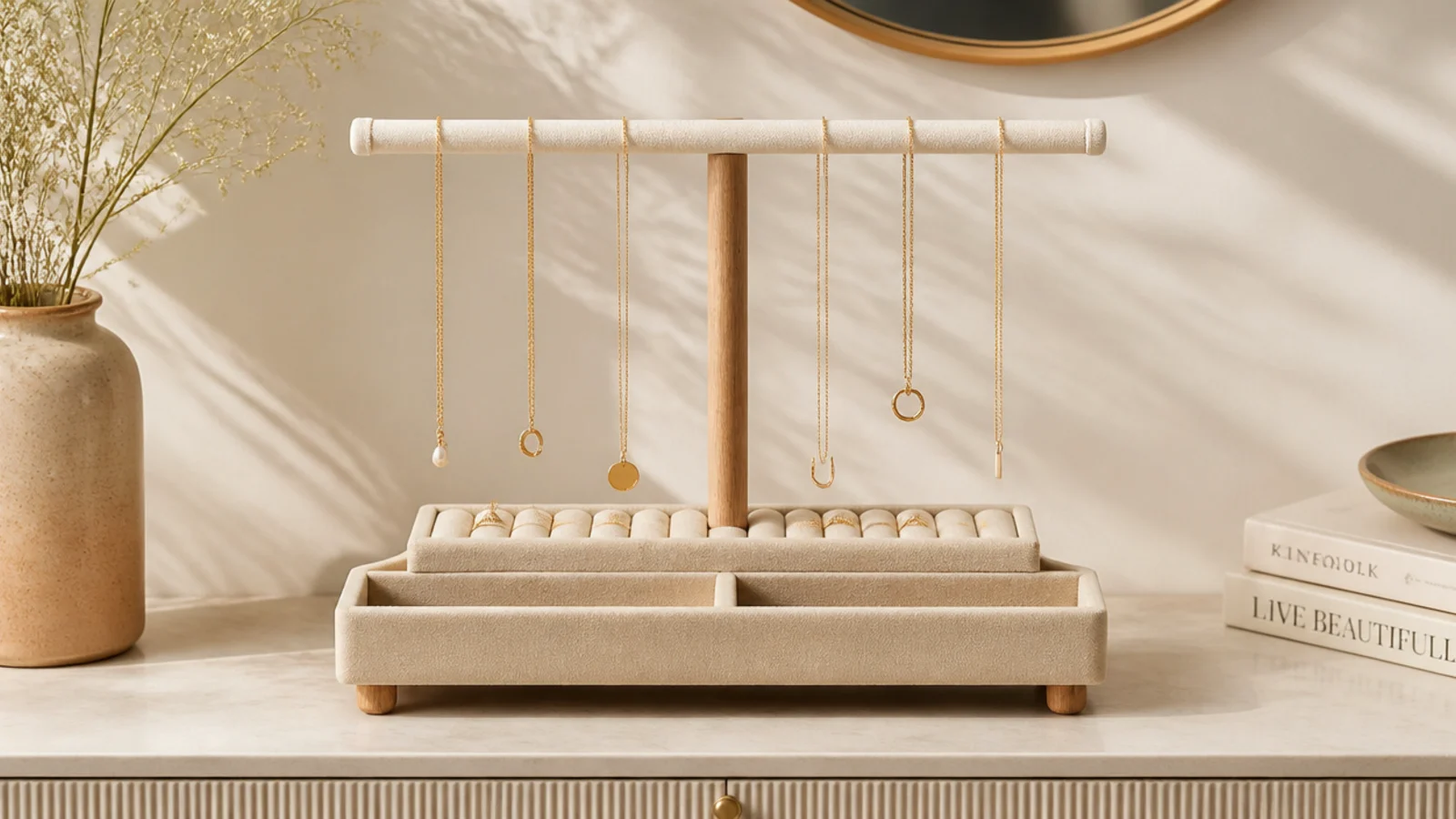 Wall jewelry organizer ideas that free up your dresser