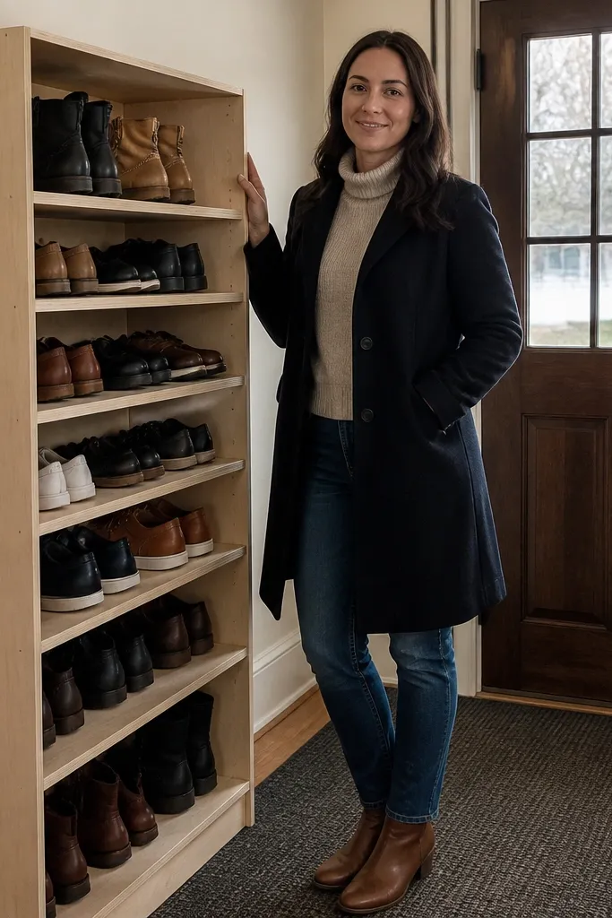 Wood Shoe Rack Ideas Before and After
