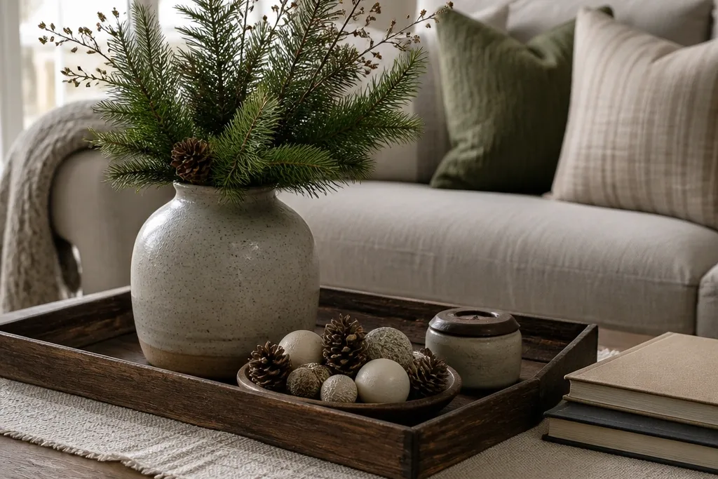 Year-Round Christmas Coffee Table Decor Ideas