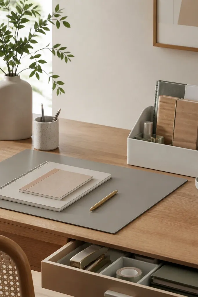 Year round desk organization habits