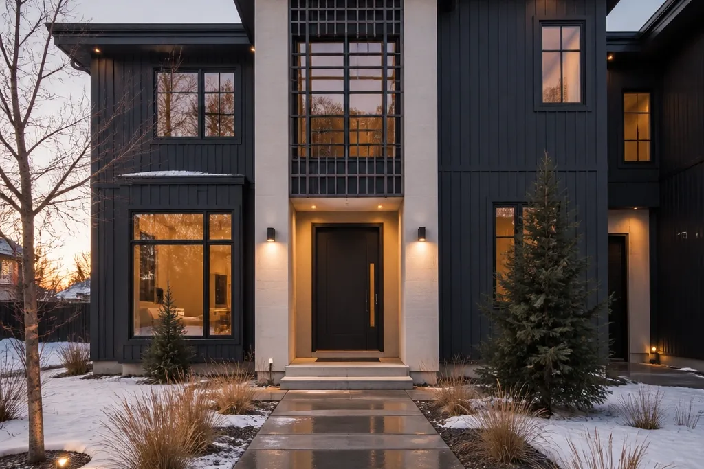 Year-Round Modern House Facade Designs