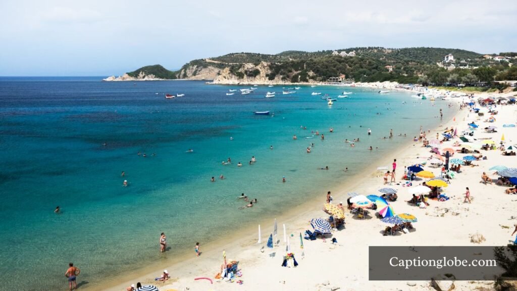 caption for beach photo