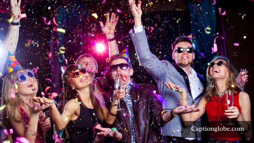 captions for a party