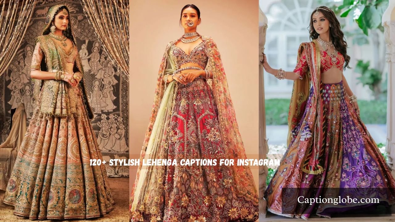 Lehenga Captions for Instagram