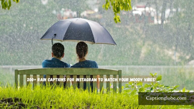 Rain Captions for Instagram