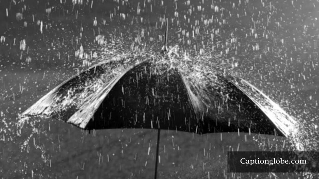 rainy day captions