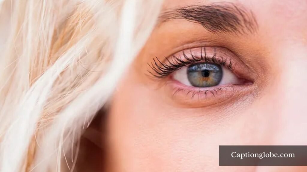 caption for eyes pic on instagram