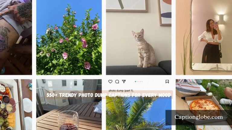 Photo Dump Captions